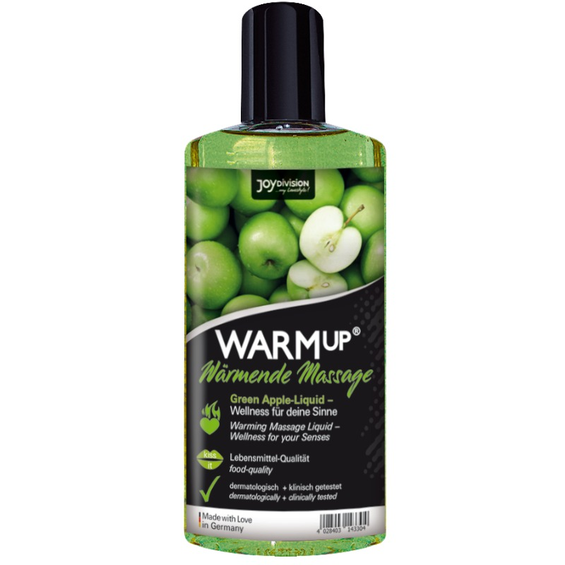 JOYDIVISION WARMUP - OLEJEK DO MASAZU ZIELONE JABLKO - 150 ML