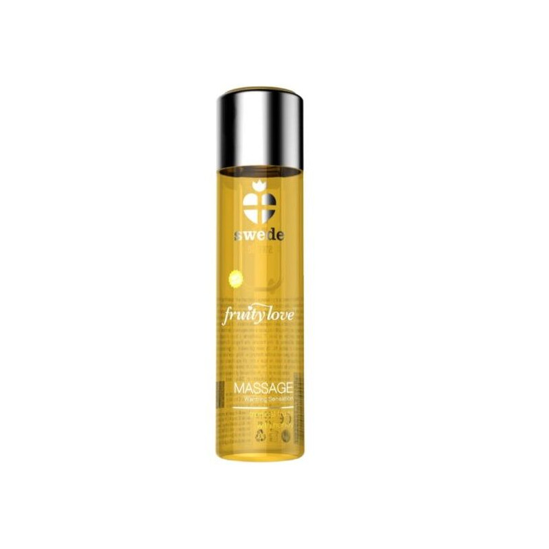 SWEDE - FRUITY LOVE EFEITO DE AQUECIMENTO ÓLEO DE MASSAGEM TROPICAL FRUITY COM MEL 60 ML