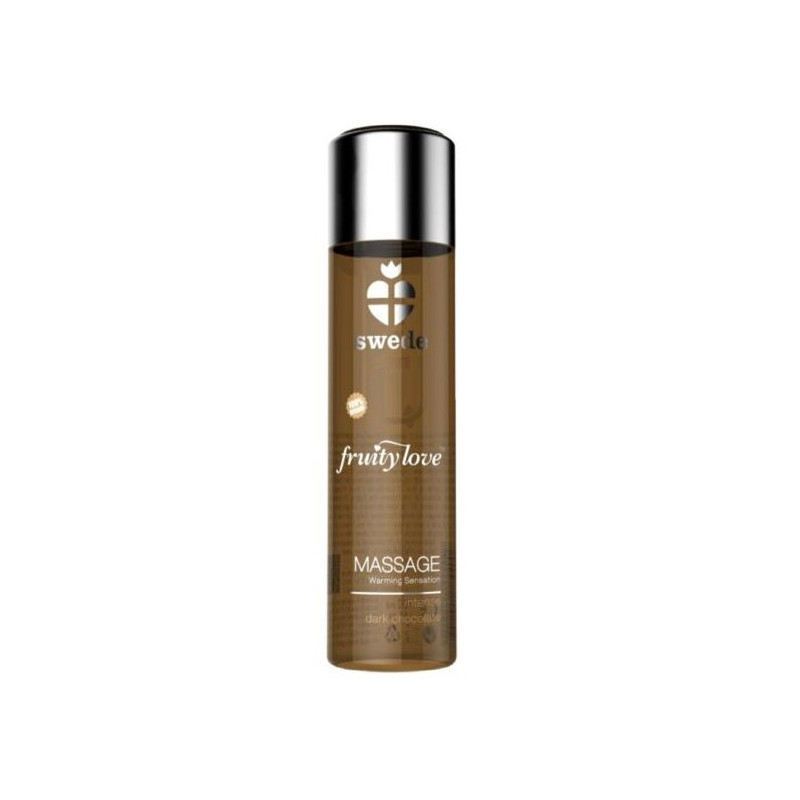 SWEDE - FRUITY LOVE WARMING EFFECT MASSAGE OIL INTENSE DARK CHOCOLATE 60 ML