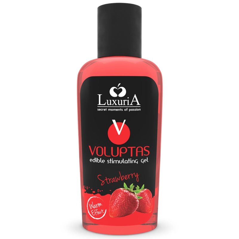INTIMATELINE LUXURIA - VOLUPTAS JADNY ZEL DO MASAZU EFEKT ROZGRZEWCZY - TRUSKAWKA 100 ML