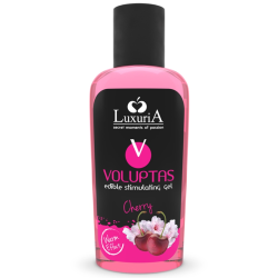 INTIMATELINE LUXURIA - VOLUPTAS JADNY ZEL DO MASAZU O EFEKCIE ROZGRZEWCZYM - WISNIA 100 ML