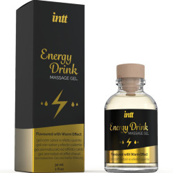 INTT MASSAGE & ORAL SEX - ZEL DO MASAZU Z AROMATOWYM NAPOJEM ENERGII CA O DZIALANIU ROZGRZEWAJACYM