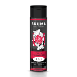 BRUMA - PREMIUM MASAZ GORACYM OLEJKIEM TRUSKAWKA 3 W 1 - 100 ML