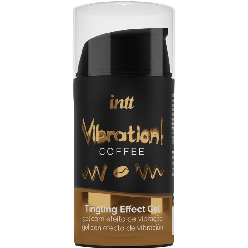 INTT - SILNY STYMULATOR INTYMNY PLYNNY ZEL WIBRUJACY CAFÉ 15ML