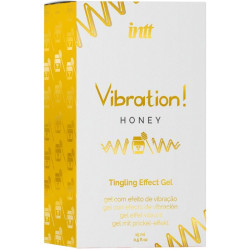 INTT - SILNY STYMULUJACY INTYMNY WIBRATOR W PLYNIE MIODOWY ZEL 15 ML