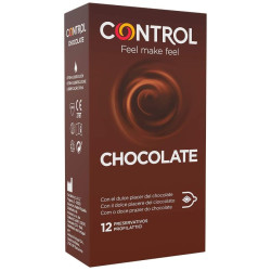 CONTROL - PREZERWATYWY ADAPTA CZEKOLADOWE 12 SZT
