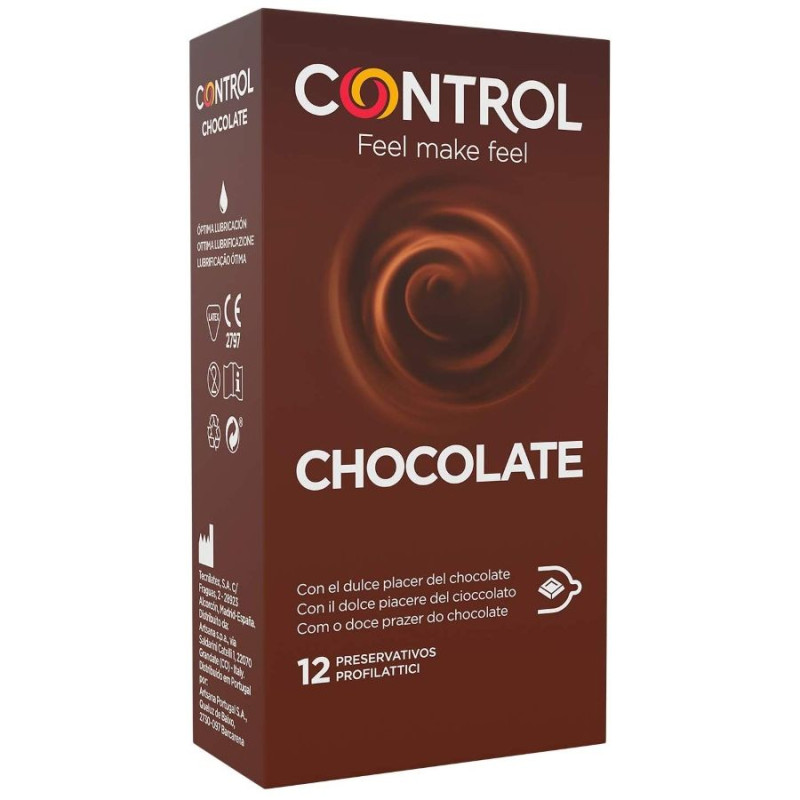 CONTROL - PREZERWATYWY ADAPTA CZEKOLADOWE 12 SZT CONTROL - PREZERWATYWY ADAPTA CZEKOLADOWE 12 SZT
