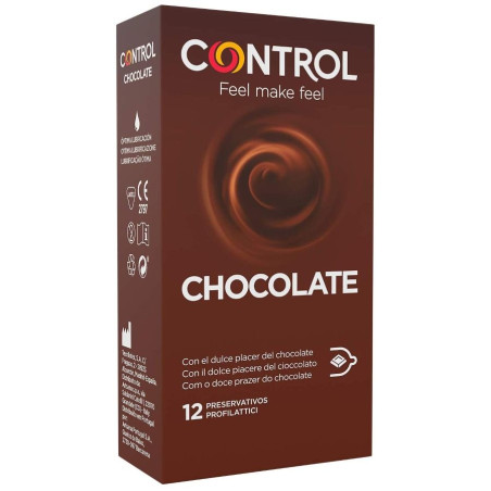CONTROL - PREZERWATYWY ADAPTA CZEKOLADOWE 12 SZT