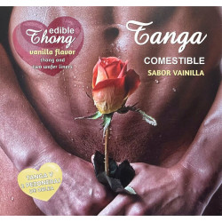 HOTFLOWERS - STRINGI MESKIE + 2 SUTKI WANILIOWE /es/pt/en/fr/it/