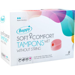 BEPPY - MIEKKIE KOMFORTOWE TAMPONY MOKRE 8 SZT
