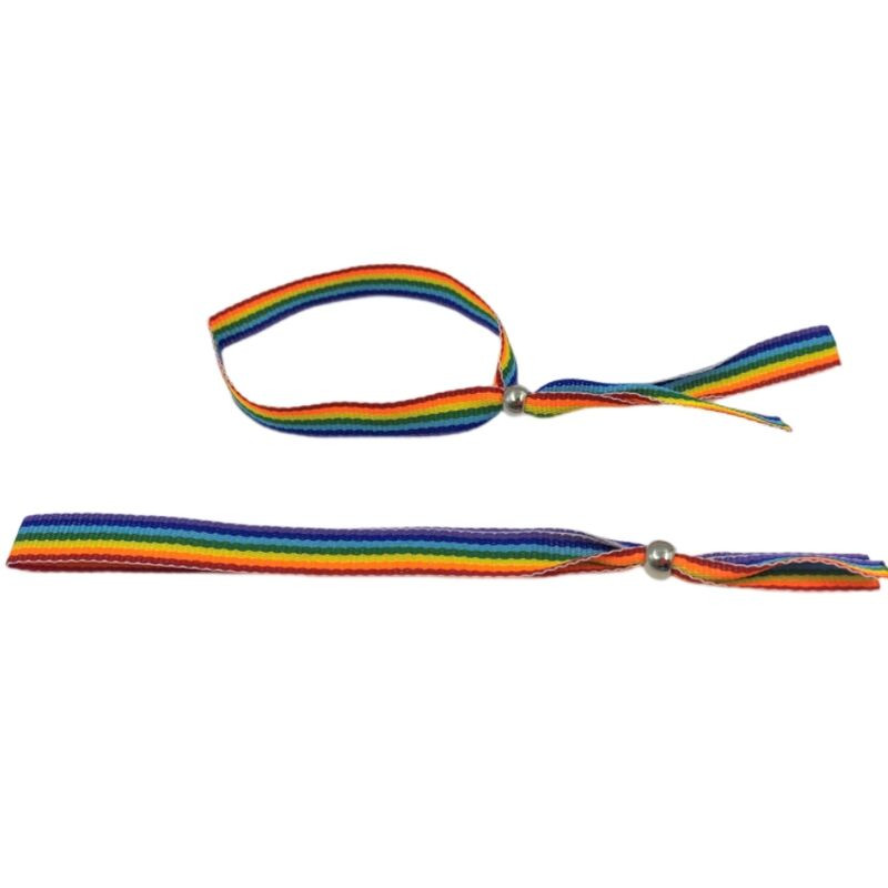 PRIDE - PULSEIRA DE BOLA DE PRATA BANDEIRA LGBT PRIDE - PULSEIRA DE BOLA DE PRATA BANDEIRA LGBT