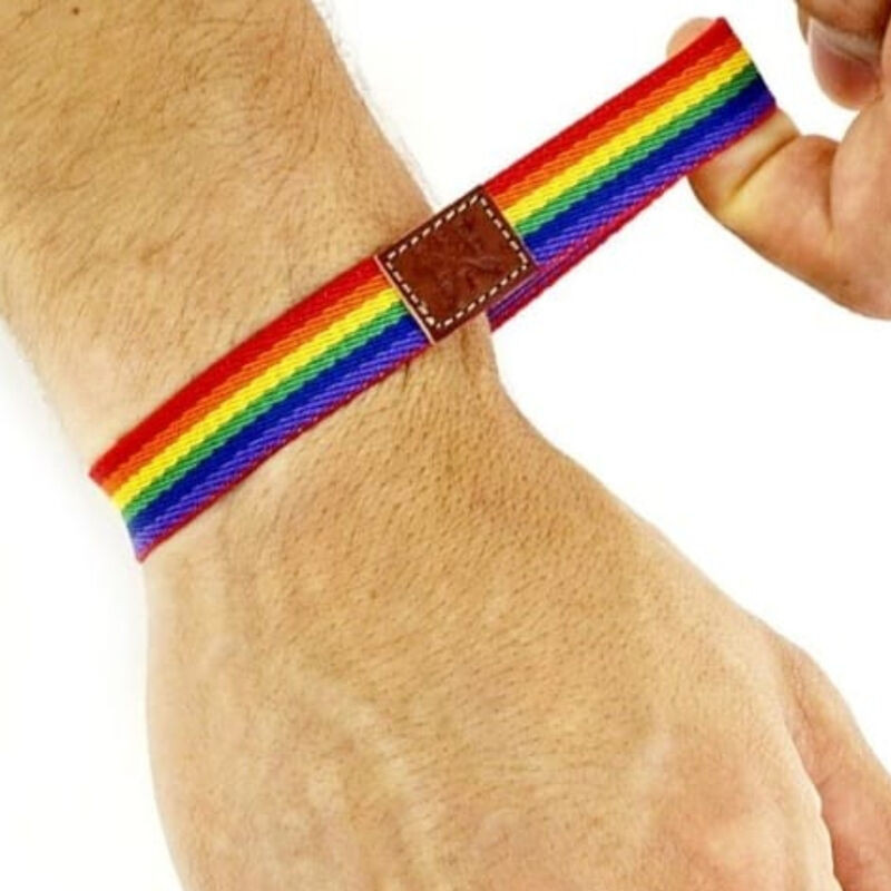 PRIDE - CHLOPIECA GUMOWA BRANSOLETKA LUKSUSOWA PRIDE PRIDE - CHLOPIECA GUMOWA BRANSOLETKA LUKSUSOWA PRIDE