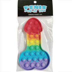 KHEPER GAMES - WIELOKOLOROWA ZABAWKA ANTYSTRESOWA PENIS POP-IT