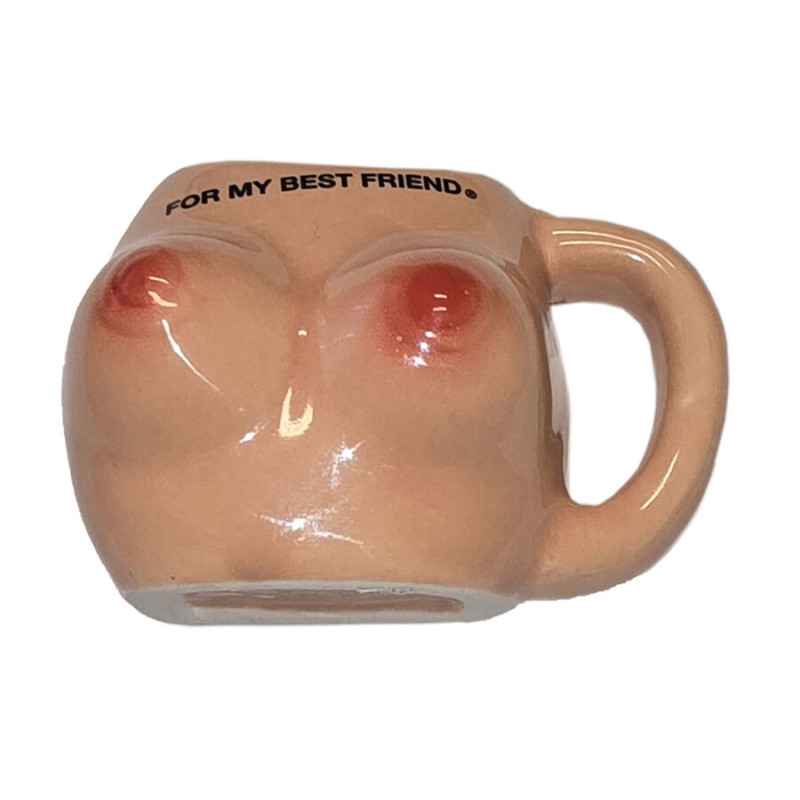 DIABLO PICANTE - IMÁN DE PECHOS EN TAZA CERÁMICA “FOR MY BEST FRIEND” DIABLO PICANTE - IMÁN DE PECHOS EN TAZA CERÁMICA “FOR MY BEST FRIEND”
