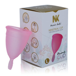 NINA KIKÍ - KUBECZEK MENSTRUACYJNY ROZOWY - ROZMIAR L