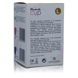 NINA KIKÍ - KUBECZEK MENSTRUACYJNY ROZOWY - ROZMIAR L