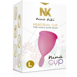 NINA KIKÍ - KUBECZEK MENSTRUACYJNY ROZOWY - ROZMIAR L