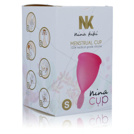 NINA KIKÍ - KUBECZEK MENSTRUACYJNY ROZOWY - ROZMIAR S