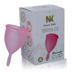 NINA KIKÍ - KUBECZEK MENSTRUACYJNY ROZOWY - ROZMIAR S