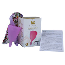 NINA KIKÍ - KUBECZEK MENSTRUACYJNY FIOLETOWY - ROZMIAR L