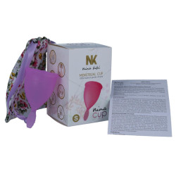 NINA KIKÍ - KUBECZEK MENSTRUACYJNY FIOLETOWY - ROZMIAR S