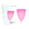 STERCUP - SILIKONOWA KUBEKSTKA MIESIECZNA FDA ROZOWY - ROZMIAR L