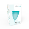 STERCUP - SILIKONOWA KUBECZKA MIESIECZNA FDA AKWAMARYNA - ROZMIAR S