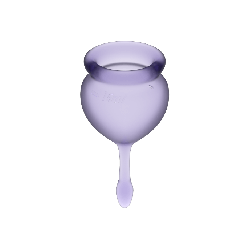 SATISFYER - FEEL GOOD KUBECZEK MENSTRUACYJNY FIOLETOWY 15 + 20 ML