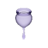 SATISFYER - FEEL GOOD KUBECZEK MENSTRUACYJNY FIOLETOWY 15 + 20 ML