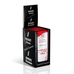EXTASE SENSUAL - OLEJEK DO MASAZU Z FEROMONAMI DZIALAJACYMI CIEPLO LOLLIPOP 10 ML