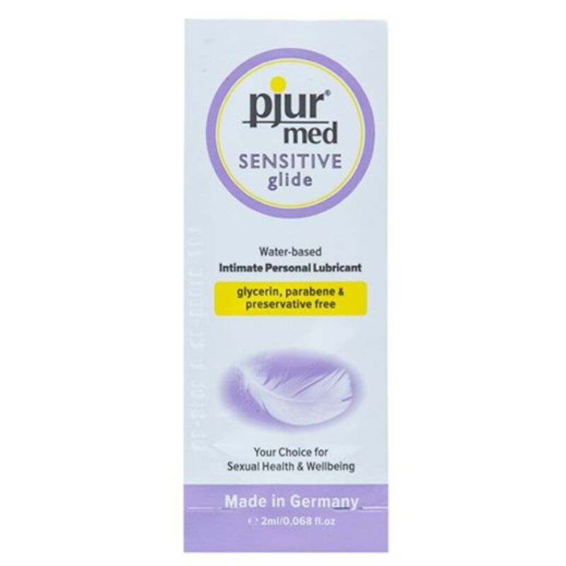 PJUR - MED LUBRIFIANT BASE EAU SENSITIVE GLIDE 2 ML PJUR - MED LUBRIFIANT BASE EAU SENSITIVE GLIDE 2 ML