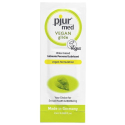 PJUR - MED VEGAN GLIDE LUBRYKANT NA BAZIE WODY 2 ML