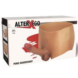 HIDDEN DESIRE - ALTER EGO BOXERSHOT Z PENISEM 18 CM ROZMIAR L