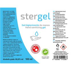 STERGEL - WODNOALKOHOLOWY ZEL DO DEZYNFEKCJI RAK ALOE VERA 100ML