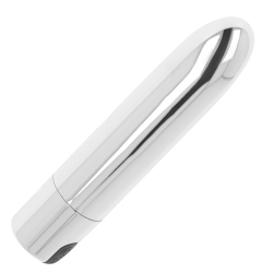 OHMAMA - SREBRNY POCISK WIBRUJACY 9,5 CM