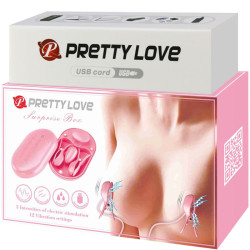 PRETTY LOVE - PUDELKO NIESPODZIANKI ROZOWA PESETA DO ELEKTROSTYMULACJI