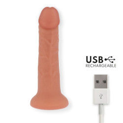 ONINDER - DUZY WIBRATOR BOGOTÁ DILDO 9 PREDKOSCI NATURALNY 22 CM -O- 4,5 CM - DARMOWA APLIKACJA
