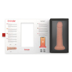 ONINDER - DUZY WIBRATOR BOGOTÁ DILDO 9 PREDKOSCI NATURALNY 22 CM -O- 4,5 CM - DARMOWA APLIKACJA