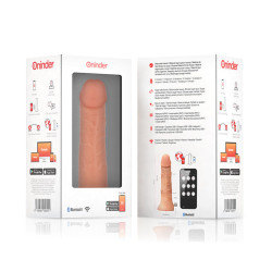 ONINDER - DUZY WIBRATOR BOGOTÁ DILDO 9 PREDKOSCI NATURALNY 22 CM -O- 4,5 CM - DARMOWA APLIKACJA