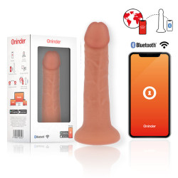 ONINDER - SREDNI WIBRATOR BOGOTÁ DILDO 9 PREDKOSCI NATURALNY 20 CM -O- 4.2 CM - DARMOWA APLIKACJA
