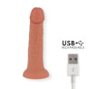 ONINDER - MALY WIBRATOR BOGOTÁ DILDO 9 PREDKOSCI NATURALNY 17.5 CM -O- 4 CM - DARMOWA APLIKACJA