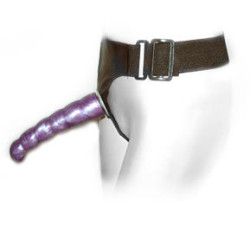 BAILE - LILAKOWA UPRZAZ ANALNA I POCHWOWA DAMSKA GPOINT 17 CM