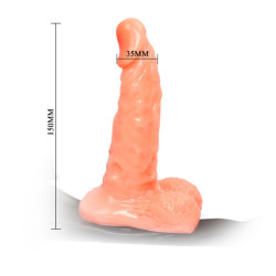 BAILE - SZELKI Z REALISTYCZNYM PENISEM I ULTRA NASTEPNIE REGULOWANE MAJTKI 15,5 CM