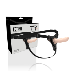 FETISH SUBMISSIVE HARNESS - SILIKONOWY MI?SNY PUNKT G 12,5 CM