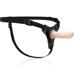FETISH SUBMISSIVE HARNESS - SILIKONOWY MI?SNY PUNKT G 12,5 CM