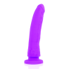 DELTA CLUB - ZABAWKI ARNES + DONG FIOLETOWY SILIKON 20 CM -O- 4 CM