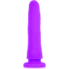 DELTA CLUB - SZELKI DO ZABAWEK + DONG FIOLETOWY SILIKON 23 CM -O- 4.5 CM