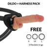 CYBER SILICOCK - PASEK MAGNUS PLYNNY SILIKON Z 3 PIERSCIENIAMI GRATIS 20.5 CM -O- 4.1 CM