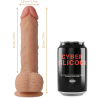 CYBER SILICOCK - PLYNNY SILIKON FREEMAN Z 3 PIERSCIENIAMI GRATIS 20 CM -O- 3.8 CM