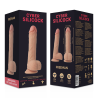 CYBER SILICOCK - PLYNNY SILIKON FREEMAN Z 3 PIERSCIENIAMI GRATIS 20 CM -O- 3.8 CM